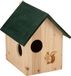 Lifetime Garden Eekhoorn Voederhuisje - Tuinaccessoires - Nestkast met 3 Openingen - Incl. Ophanghaak - 25x26x28 cm