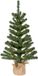 Bellatio Decorations Kunst kerstboom - H75 cm - met kerstverlichting - kleine kunstboom - met LED lichtjes