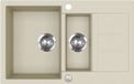 Bergström Seattle Spoelbak – 80 x 50 cm Beige Graniet Rechthoek Modern Inbouw