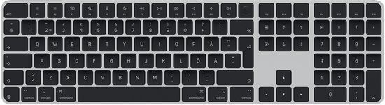 Apple Magic toetsenbord Universeel USB + Bluetooth QWERTY Zweeds Zwart