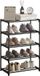Goodivery Étagère à chaussures noire - 4 niveaux