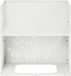 vidaXL Plantenbak Wit 50 x 50 x 49 cm Koudgewalst Staal