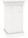 vidaXL Bloemenstandaard - 40x40x60 cm - Massief Grenenhout - Wit