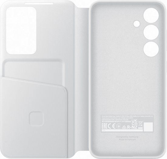 Samsung Smart View Wallet Case - White - for Samsung Galaxy S24 Plus