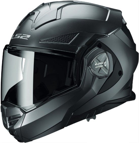 LS2 FF901 Advant X Solid Mat Titanium Systeemhelm - Helm