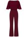 HotSquash Jumpsuit wijnrood