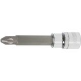KS Tools 918.1758 1/2" CHROMEplus Bit-dopsleutel, lang, PZ4