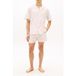 Tommy Hilfiger Chemise Bowling Tissée Feuille de Palmier Pétale Délicat Taille : L | Casual Overhemden Outlet | Hommes | Rose