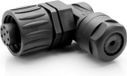 Amphenol C016 30F006 100 12 Ronde connector Koppeling, haaks
