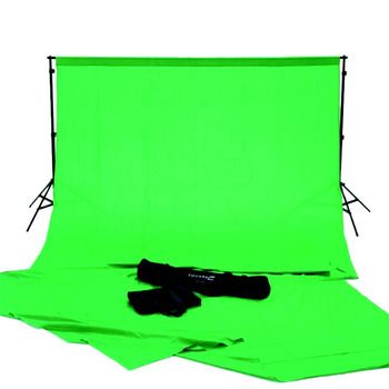 König - Achtergronddoek - 3 x 2 m - groen