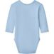 LUPILU® Body bébé de qualité supérieure laine/soie (Bleu, 0-2 mois)