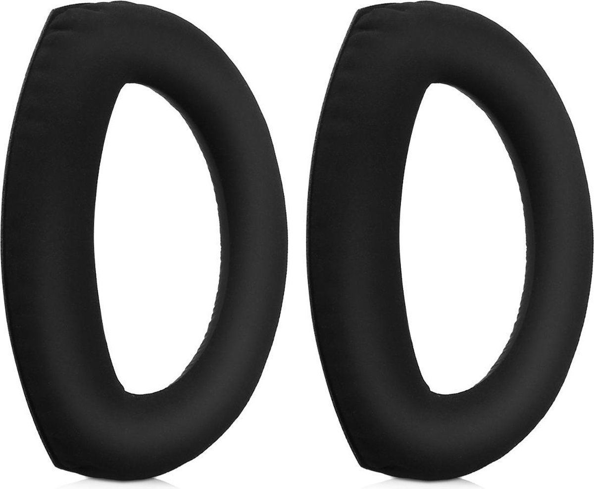 kwmobile 2x oorkussens voor Sennheiser HD700 koptelefoons - imitatieleer - zwart