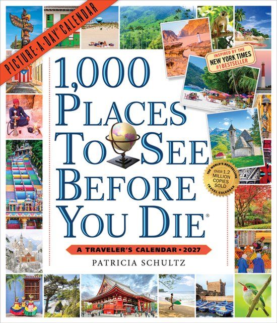 1,000 Workman Publishing 1,000 Places to See Before You Die Picture-A-Day® Wall Calendar 2027