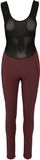 AGU Essential Dames Fietsbroek - Warme Winterbroek - Met Core Blue Zeem - Bruin - XL
