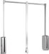 Emuca Opvouwbare garderobestang Sling, verstelbaar 450-600 mm, Verchroomd