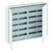 Striebel & John CA45V Armoire de distribution secondaire en acier pour montage en surface avec porte protection IP44 Blanc 16 x 105 x 80 cm