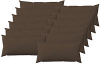 vidaXL Kussensloop Taupe 40 x 80 cm Stof