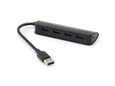 Conceptronic 4-Port USB 3.0 Hub - Black