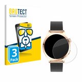 BROTECT Screenprotector 3 Stuks voor Niolina Smartwatch 1.27" Transparant