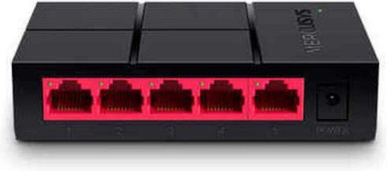 Mercusys MS105G - Netwerkswitch - 5 Poorten - Gigabit Ethernet
