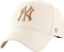 47 Brand MLB New York Yankees Cap B-MVPSP17WBP-NTU, Mannen, Beige, Pet, maat: One size