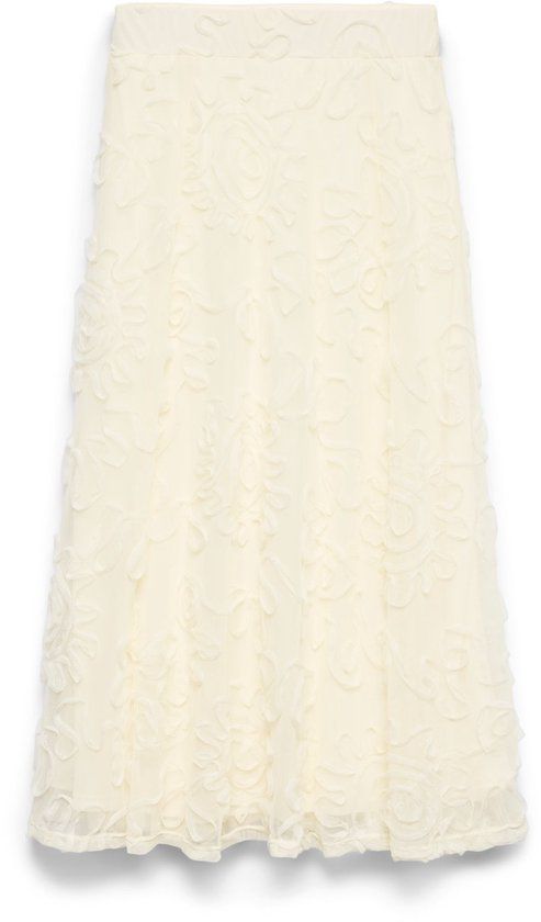 AWARE Vero Moda AWBLAKELY High Waist Lange Rok Pistachio Shell