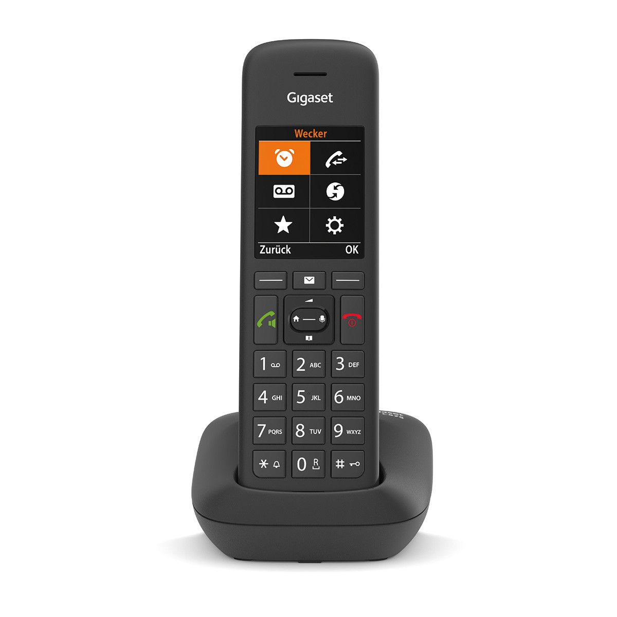 Gigaset C575 - Analoge-/DECT-telefoon - Zwart