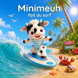 Minimeuh fait du surf