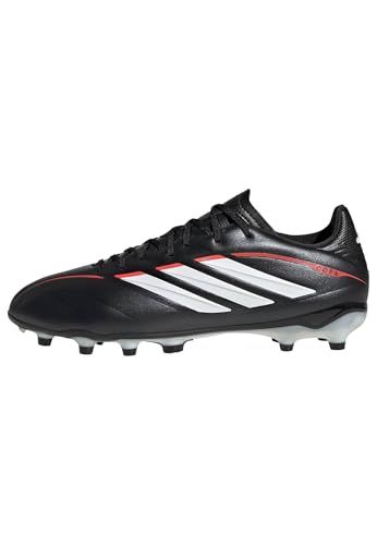 adidas Copa Pure IV League Firm Ground Football Boots Kids Shoes, Core Black/Ftwr White/Lucid Red, 28.5 EU