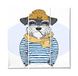 Homemania Hondenafbeelding, 3-delig, dieren, woonkamer, kinderkamer, meerkleurig, 69 x 3 x 50 cm, HM203PKNV-54, polyester, hout