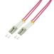 LogiLink Câble fibre optique InfiniBand 10m LC - LC Violet OM4
