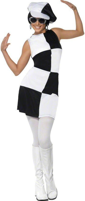 Disco kostuum voor dames - Verkleedkleding - Large