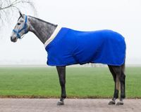 QHP Fleece deken Brilliance Victoria blue-185