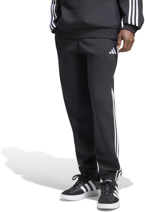 Adidas Heren Trainingsbroek Zwart Wit L Katoen