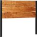 vidaXL Hoofdeinde 120 cm massief hout acacia en ijzer