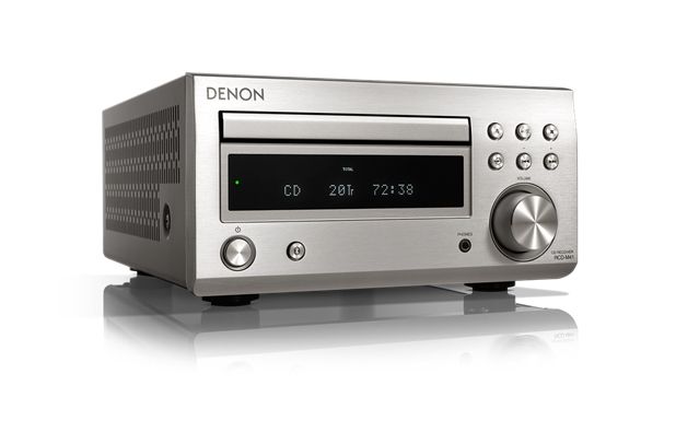 Denon RCD-M41 Home Audio Mini System - Silver