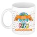 Bellatio Decorations Naam mok papa Dennis - wit - keramiek - 300 ml