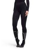 FALKE 3/4 Warm Tights sneldrogend functioneel ondergoed dames zwart - maat XL