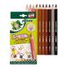 JOLLY X-Big Skin Colour Set | 10 kleuren | Dikke kleurpotloden | School 1e klas | Kleurpotloden voor kinderen | Potloden | Onbreekbaar | Jumbo formaat | Kleurintensief