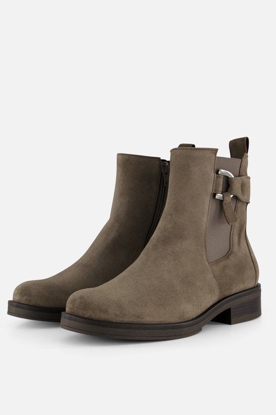 Gabor Enkellaarsjes Dames Beige Suède