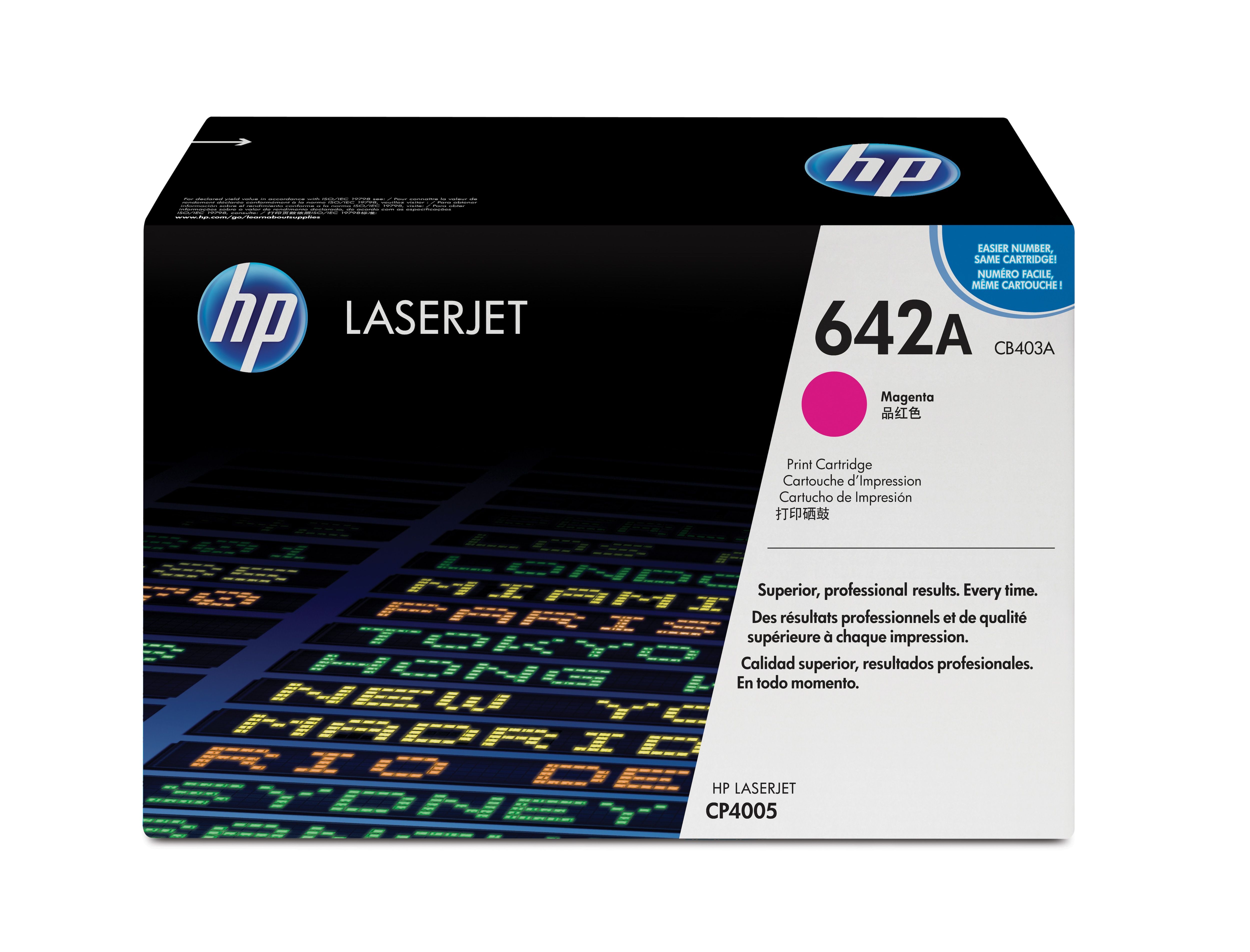 HP 642A Magenta Original LaserJet Toner Cartridge
