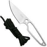 MKM Knives MKM Makro 1 Droppoint MA01-PABK Satin M390, Black Paracord Handle, vaststaand mes, Jesper Voxnaes design
