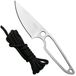 MKM Knives MKM Makro 1 Droppoint MA01-PABK Satin M390, Black Paracord Handle, vaststaand mes, Jesper Voxnaes design