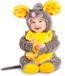 My Other Me Kostuum Mickey Mouse Baby Unisex Grijs/Geel Polyester Maat 74-80
