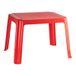 Plasticforte Kindertafel - kunststof - rood - 55 x 66 x 43 cm