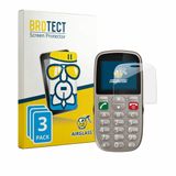 BROTECT Screenprotector 3 Stuks voor Gigaset GL395 Beschermglas Transparant
