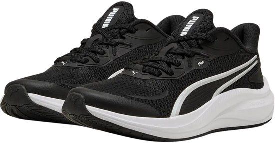 Puma Skyrocket Lite 2 Hardloopschoenen Junior Unisex Zwart/Wit Maat 35.5