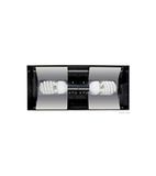 Exo Terra Compact Top terrariumafdekking, klein, voor 2 lampen, met reflector, 45 x 9 x 20 cm, E27-fitting, 1 stuk, zwart
