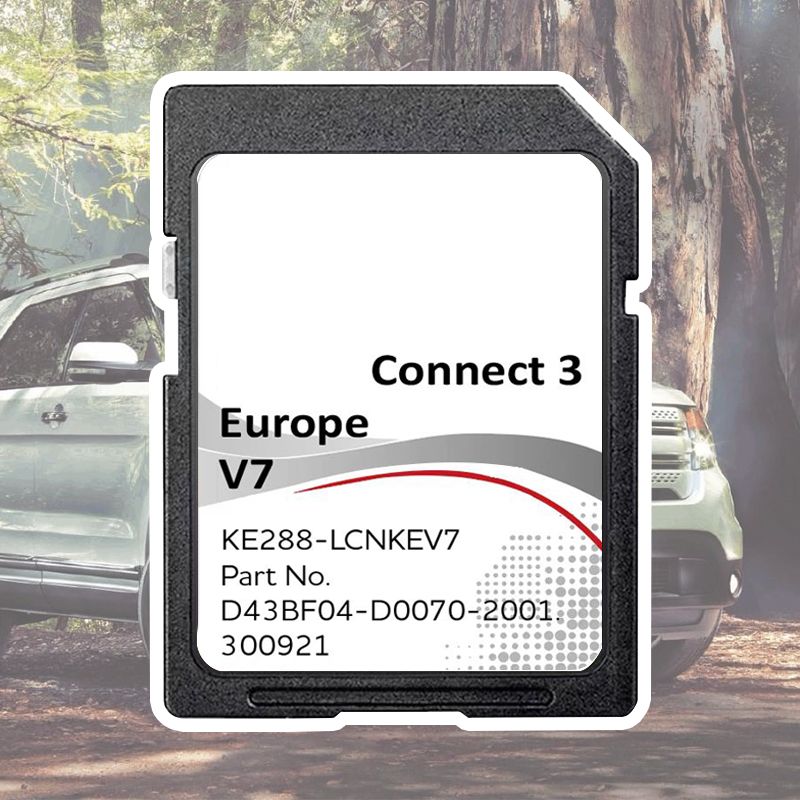 Connect 3 V7 Sat Nav SD Europr Kaartupdate for Nissan Juke Note Leaf Navigation GPS
