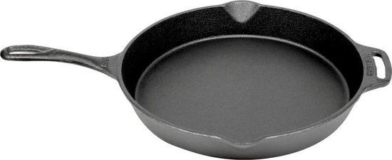 Valhal Outdoor Skillet - 30cm Cast Iron Frying Pan with Handle - VH30